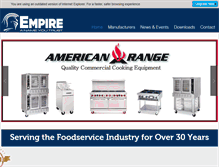 Tablet Screenshot of empire-equipment.com